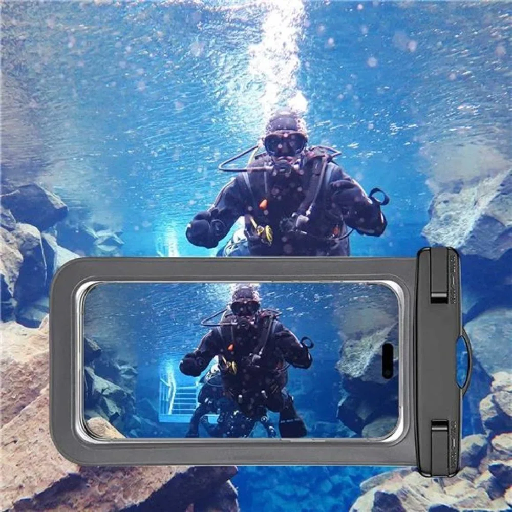 6 Pack Universal Waterproof Phone Pouch, Large Phone Waterproof Case Dry Bag